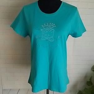 Faded Glory Heavenly Cat T-shirt